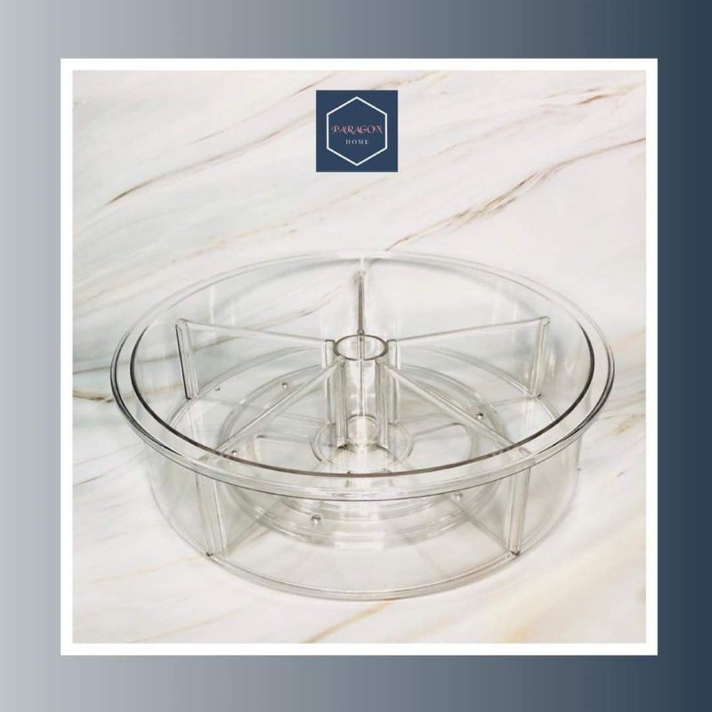 Lazy Susan Turntable with Divider 31cm Shopee Philippines