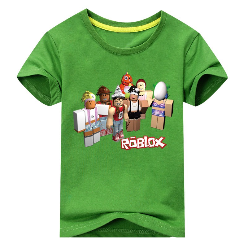Boy S Girls Tops Roblox T Shirt 100 Cotton T Shirts For Kid Shopee Philippines - details about new roblox boys girls short sleeve t shirts 100 cotton tops tshirts clothes uk