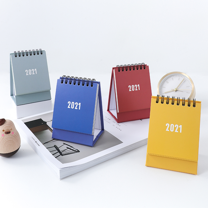 2020-2021 Creative Morandi Color Mini Cute Desk Calendar ...