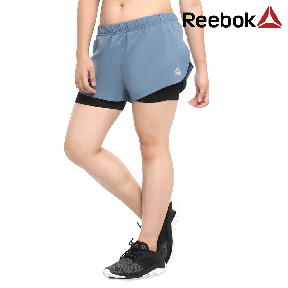 reebok 2 in 1 running shorts