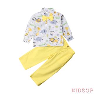B-BKinder Baby Boy Sommer Anzug Hochzeit Bowtie Gentleman #3