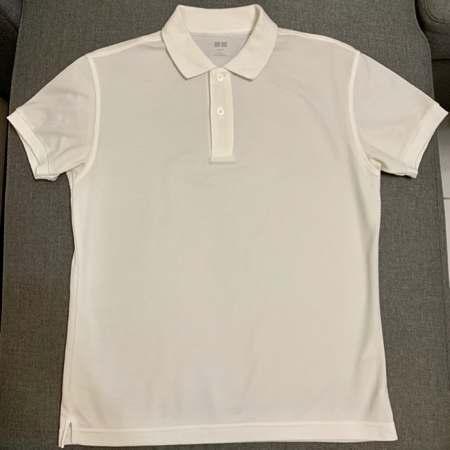 Uniqlo White Polo Shirt (S) | Shopee Philippines