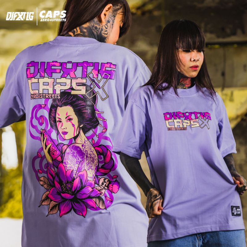 DIFXTIG® x CAPS - ”GEISHA” (COLOR LAVANDER) | Unisex | Men | Women (OVERSIZED) #9