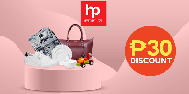 HP Department Store ShopeePay P30 Discount