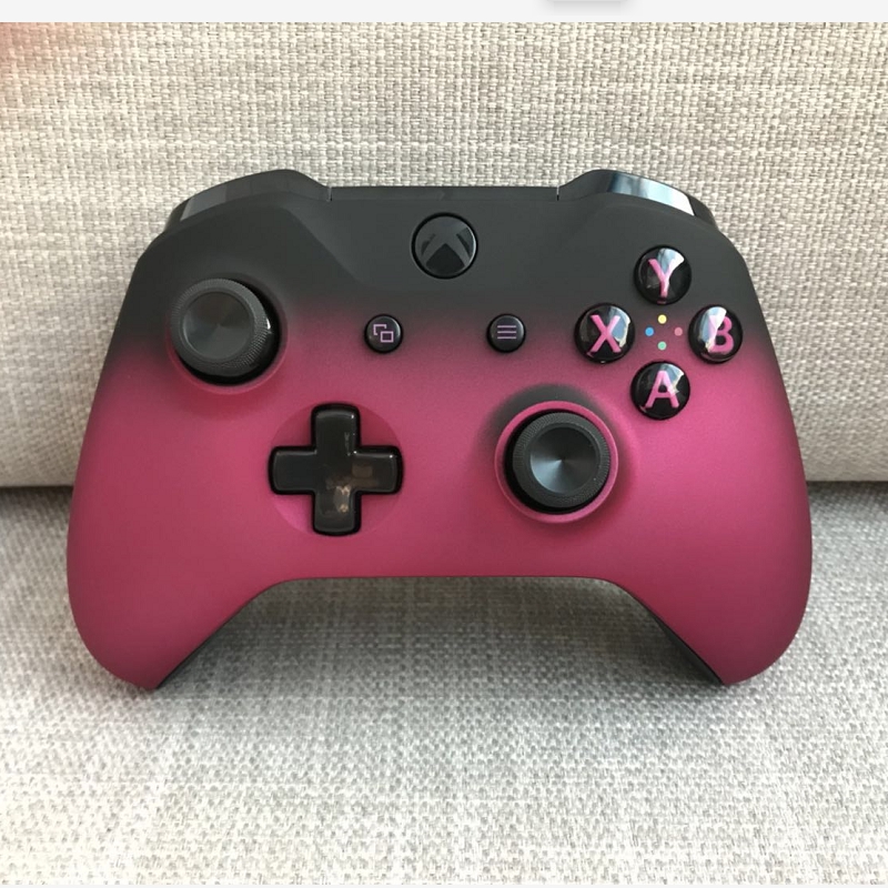 pink and purple xbox one controller