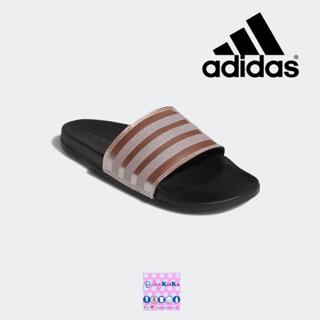 adidas adilette rose gold