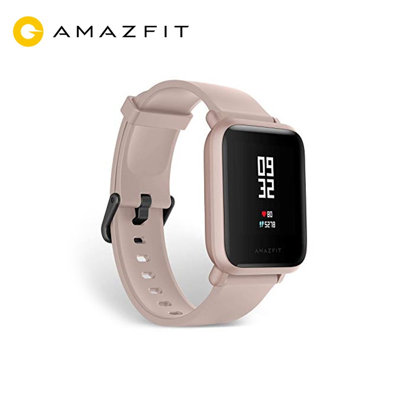 amazfit bip lite smartwatch pink