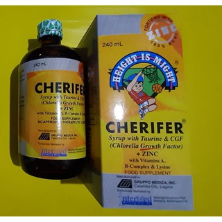 Cherifer syrup with zinc Syrup 240mL &  Drops, cherifer immunomax sy,r 120mL choose