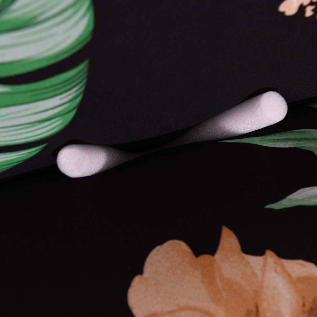 Black Flower Leaf New Sofa Cover Clear Home Decoration Room Decor Flower in full bloom Stretchable