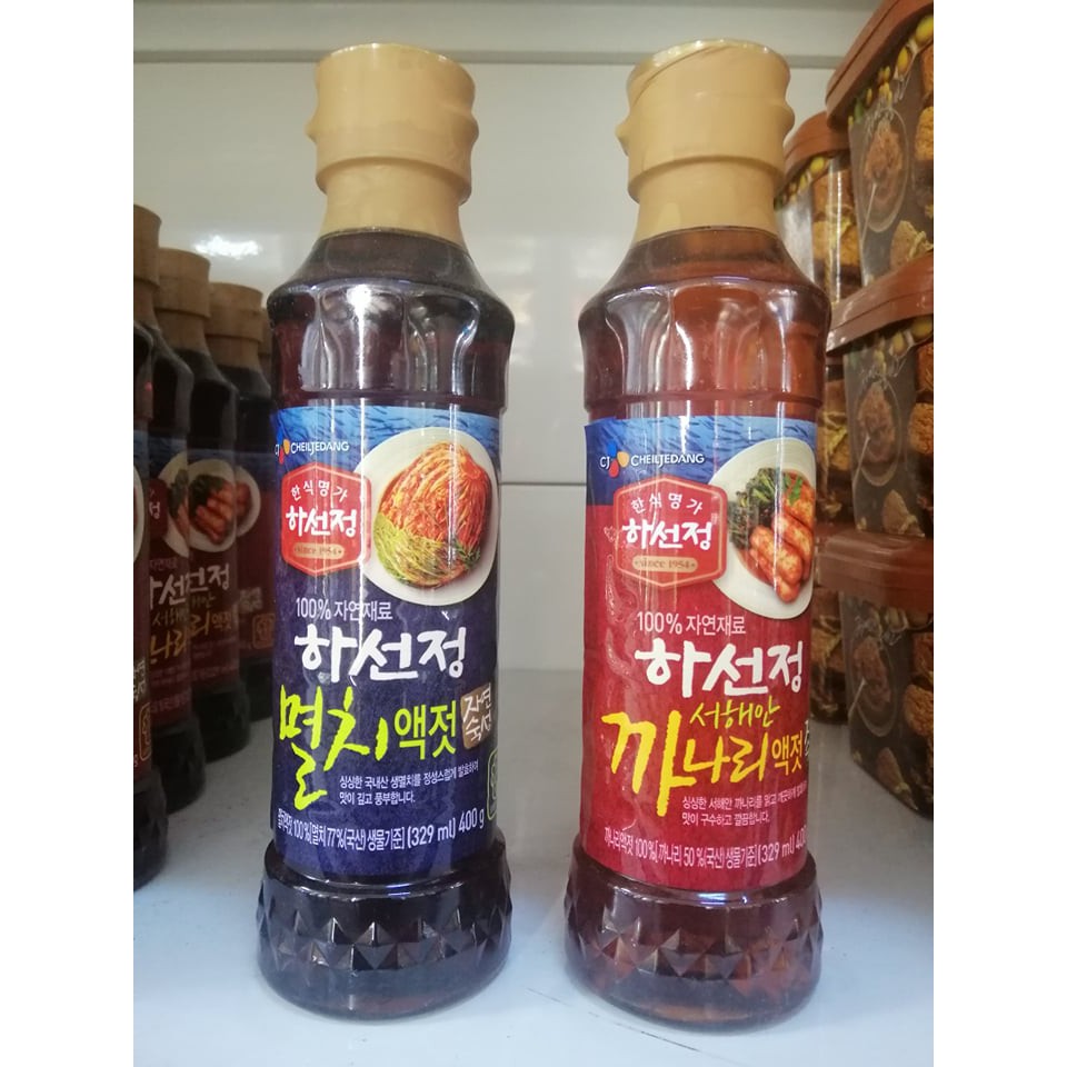 Korean Fish Sauce Canary 400g for making kimchi Shopee