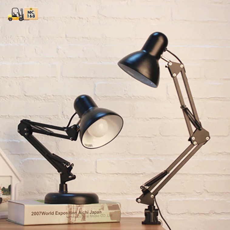 Metal adjustable flexible swing arm work desk lamp study lamp study lamp office desk lamp