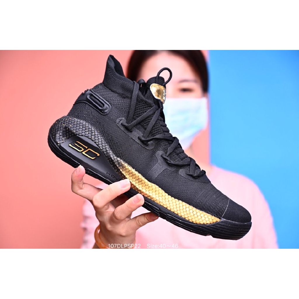 curry 6 black and gold