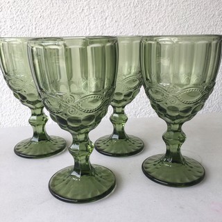 glass goblet tops