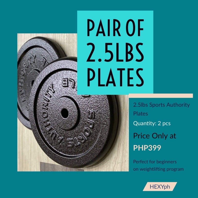 2.5lbs Gym Plates Sold for 2 or 4pcs Shopee Philippines