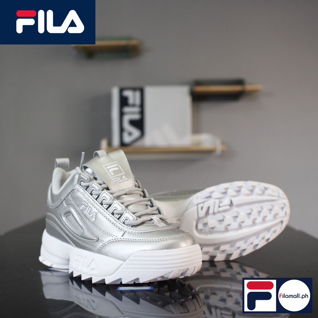 silver fila disruptor 2
