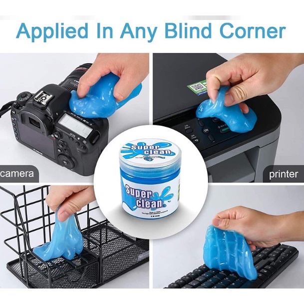 Car Cleaning Glue Slime Cup Holders Sticky Jelly Gel Compound Dust