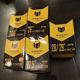 BLACK CAT BICYCLE INNER TUBE COMPLETE SIZES #2