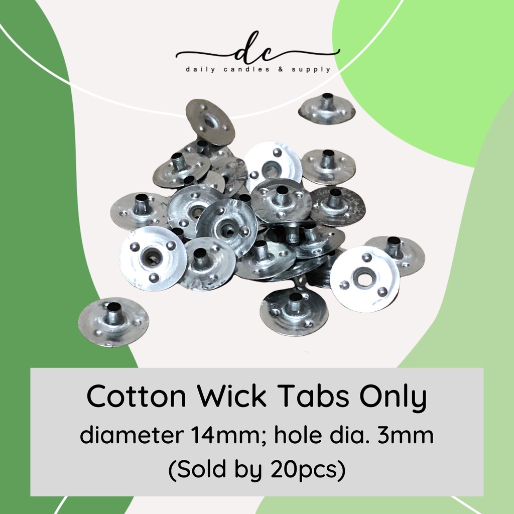 Daily Candles COTTON WICK TABS FOR CANDLES (Sold by 20pcs) Shopee