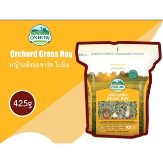 Oxbow Orchard Hay Size 15 Oz. (0.425kg) Orchad Grass Brand For Adult Rabbits Gatsby And Other Rodents.