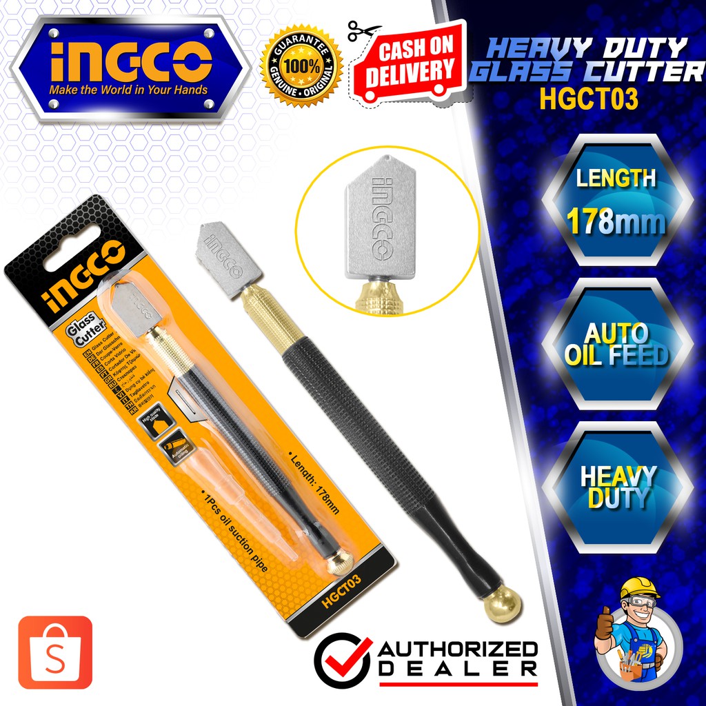 INGCO Heavy Duty Glass Cutter (HGCT03) Shopee Philippines