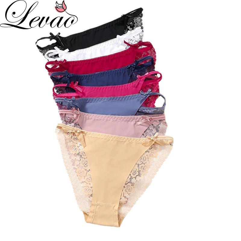 Levao Women's Panties Transparent Panty Lace Soft Sexy Briefs Shopee