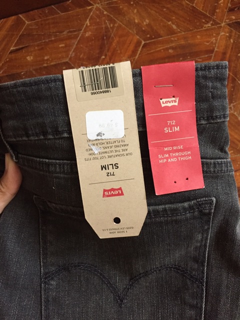 levi's 712 slim mid rise slim through hip and thigh