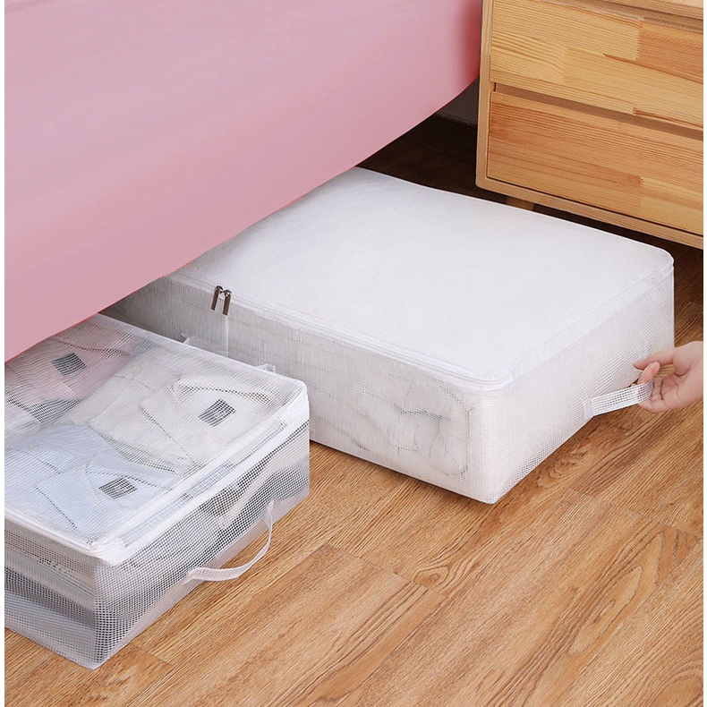 NEW Clear Folding Under bed Storage Box Waterproof and wearresistant