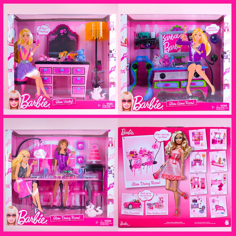 barbie dining table set