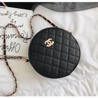 chanel round sling bag