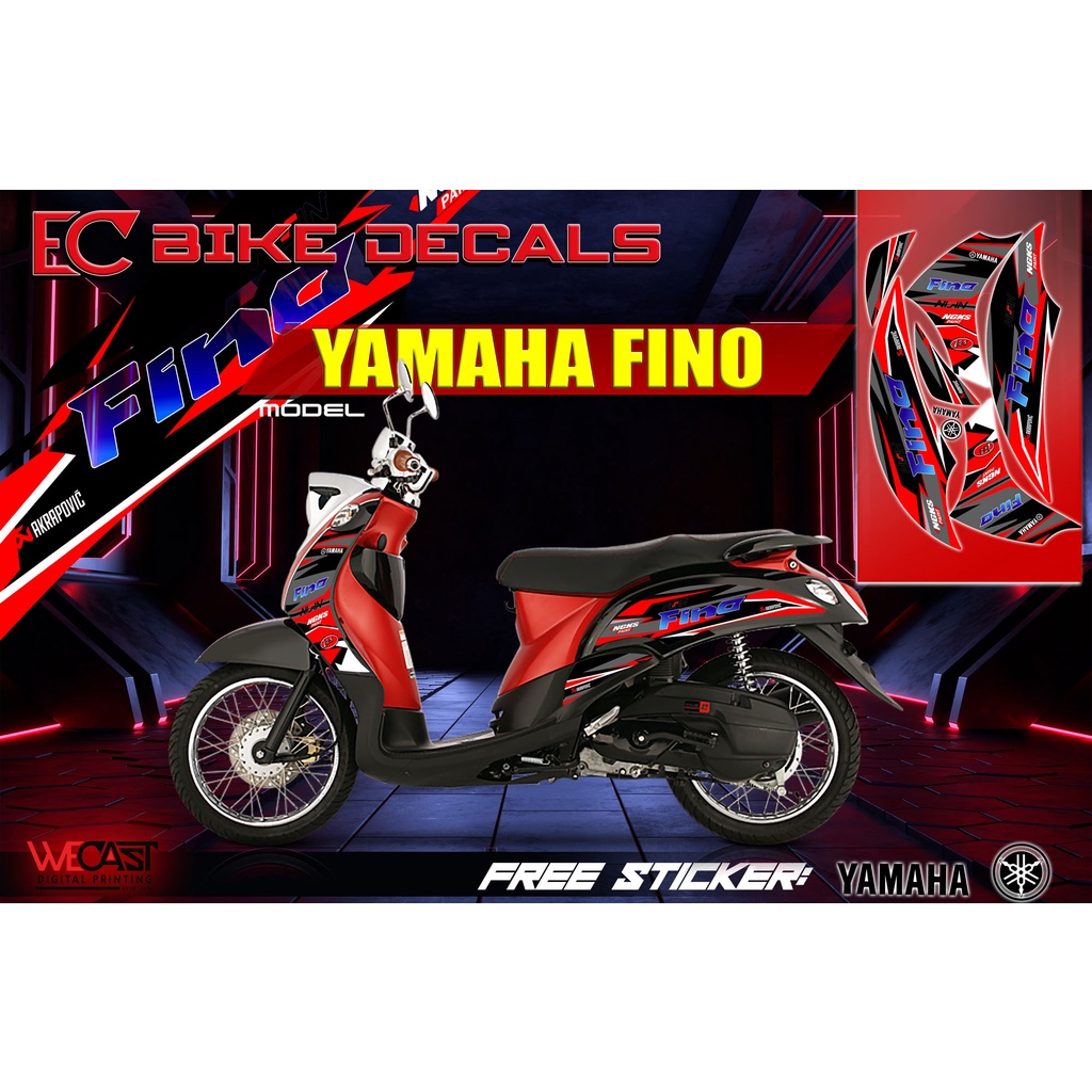 YAMAHA Fino Motorcycle Decals Shopee Philippines