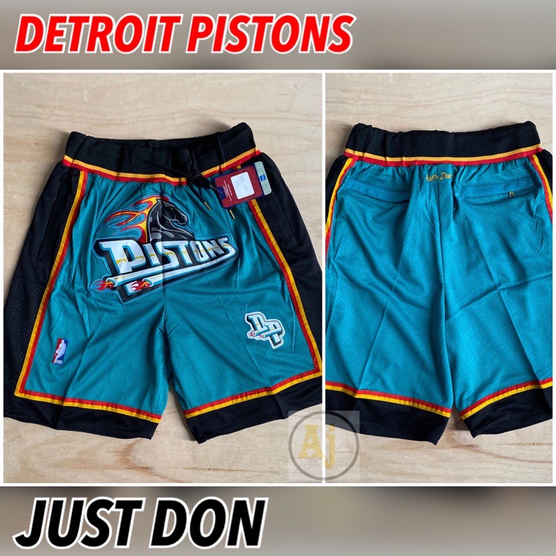 pistons retro shorts