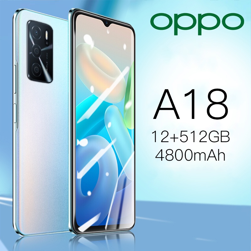 oppo A18 Cellphone 12GB+512GB Original Sale gaming Phone HD Screen 5G