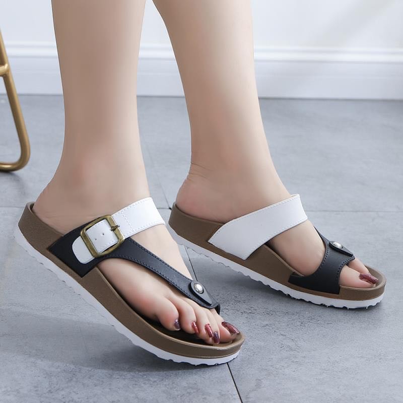 følgeslutning opnå Kaptajn brie birkenstock slipper (ADD 1 SIZE ) Ladies flip flops cork slippers for outer  wear | Shopee Philippines