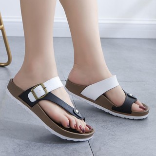 Igz Ladies Flip Flops Cork Slippers For Outer Wear Shopee Philippines