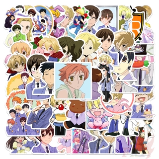  Ouran High School Host Club Series 03 - Anime Cartoon Fujioka Haruhi Stickers  50Pcs/Set DIY Fashion Mixed Doodle Decals Stickers #5