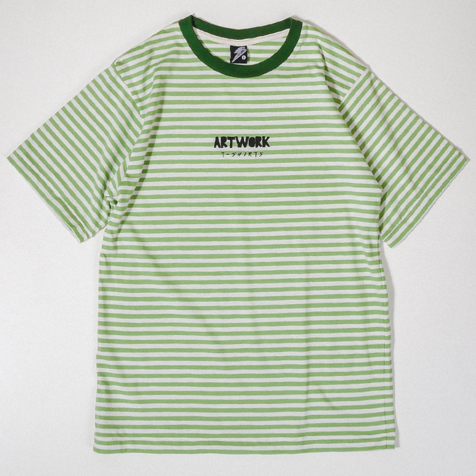 ARTWORK Green Stripes (T-Shirts for Men) | Shopee Philippines