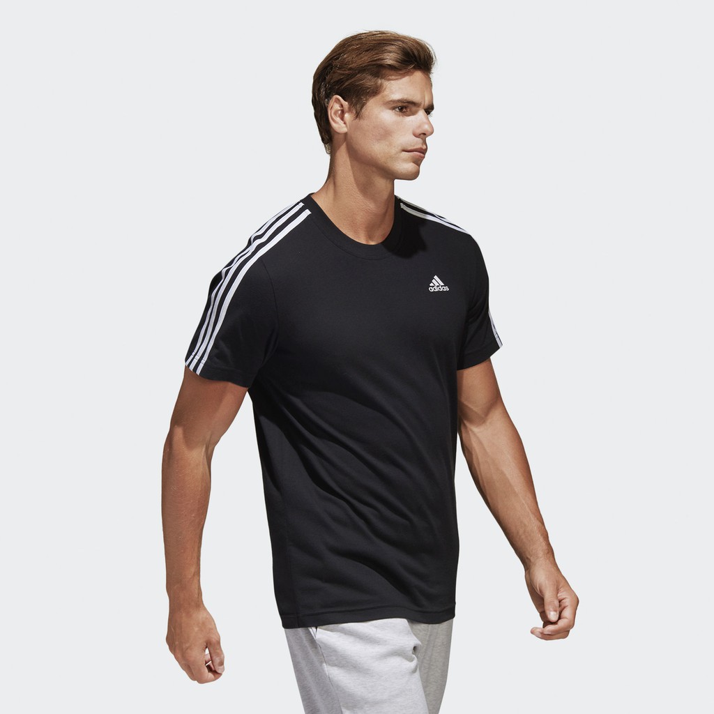 adidas 3 stripe shirt mens