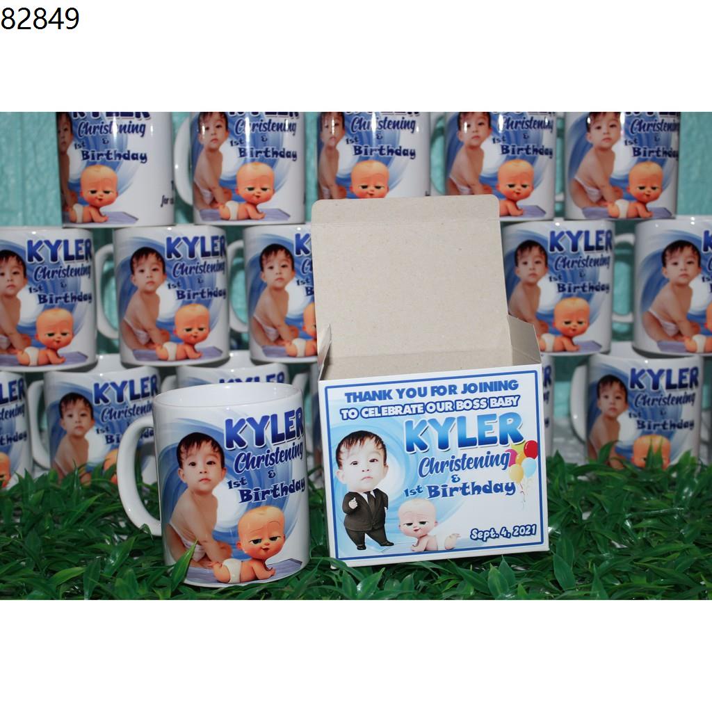 souvenir for christening COD Boss Baby Souvenir Mug Boss Baby