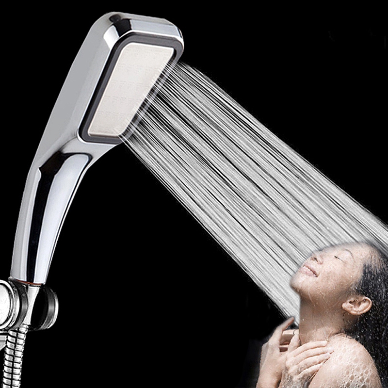1Pc 300 Holes Rainfall Shower Head Water Saving Flow ABS Rain Shower Head Pressurized Boost Bathroom Supply
