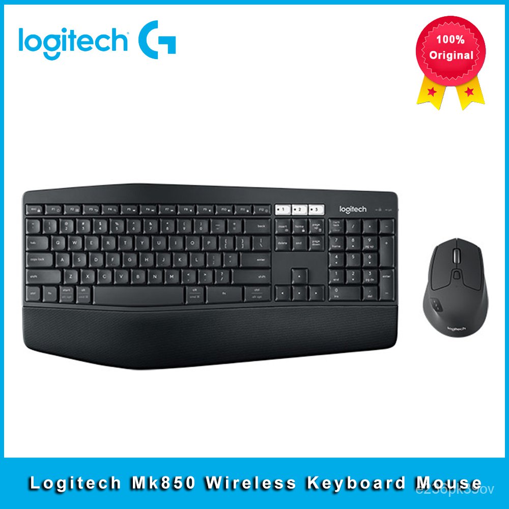 8R3D Logitech Mk850 Wireless Keyboard Mouse Combination Bluetooth Usb