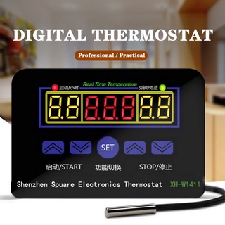 W1411 Thermostat LED Digital Temperature Controller AC 110V 220V 10A Switch Thermometer Smart Temperature Regulator