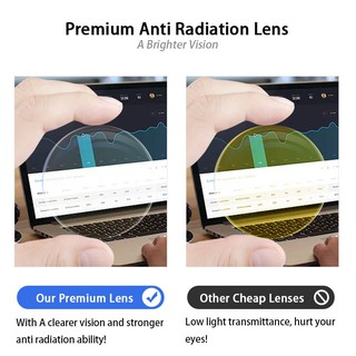 Anti Radiation Glasses Photocromic 2 in 1 Lens For Women Men Fashion Iron Eyeglass Frames Anti Blue Ray UV400 Transition Computer Glasses Sunglasses #8