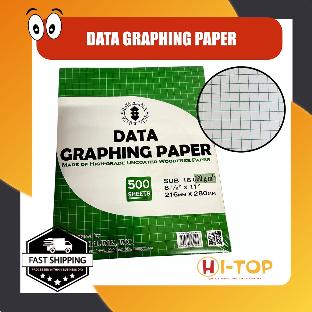 Graphing Paper Vanda Sold per Ream (500 Sheets) Substance 16 l 8 1/2