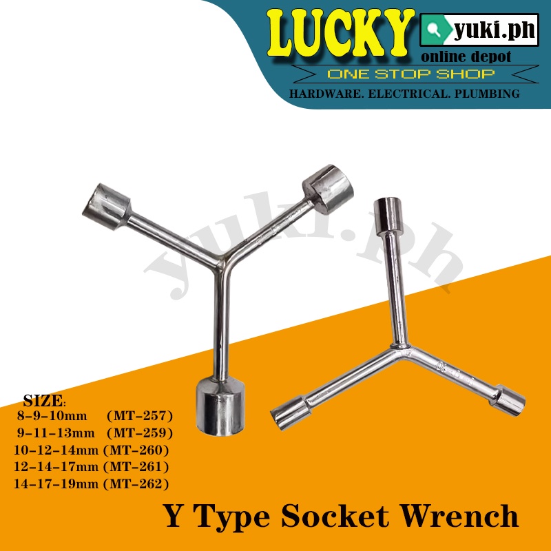 MMT TRIDENT Y-TYPE SOCKET WRENCH ( SHORT ) | Shopee Philippines