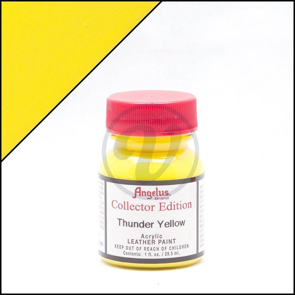 (Genuine - No Extract) Thunder Yellow 344 - ANGELUS Leather Collector Edition Color Drawn On Skin, Fabric, Gear