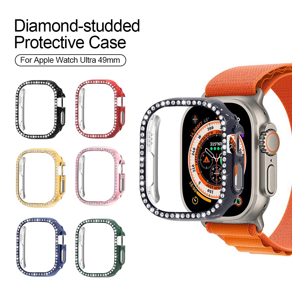 SmartWatch Cover For Apple Watch Ultra PC Protective Case Hollow Frame