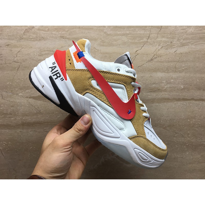 nike air monarch off white