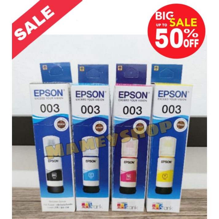 Epson Ink 003 Ink Bottle 65ml Epson 003 Ink For Epson L3110 L3150 L5190 L1110 L3210 L3250 L5290 0879