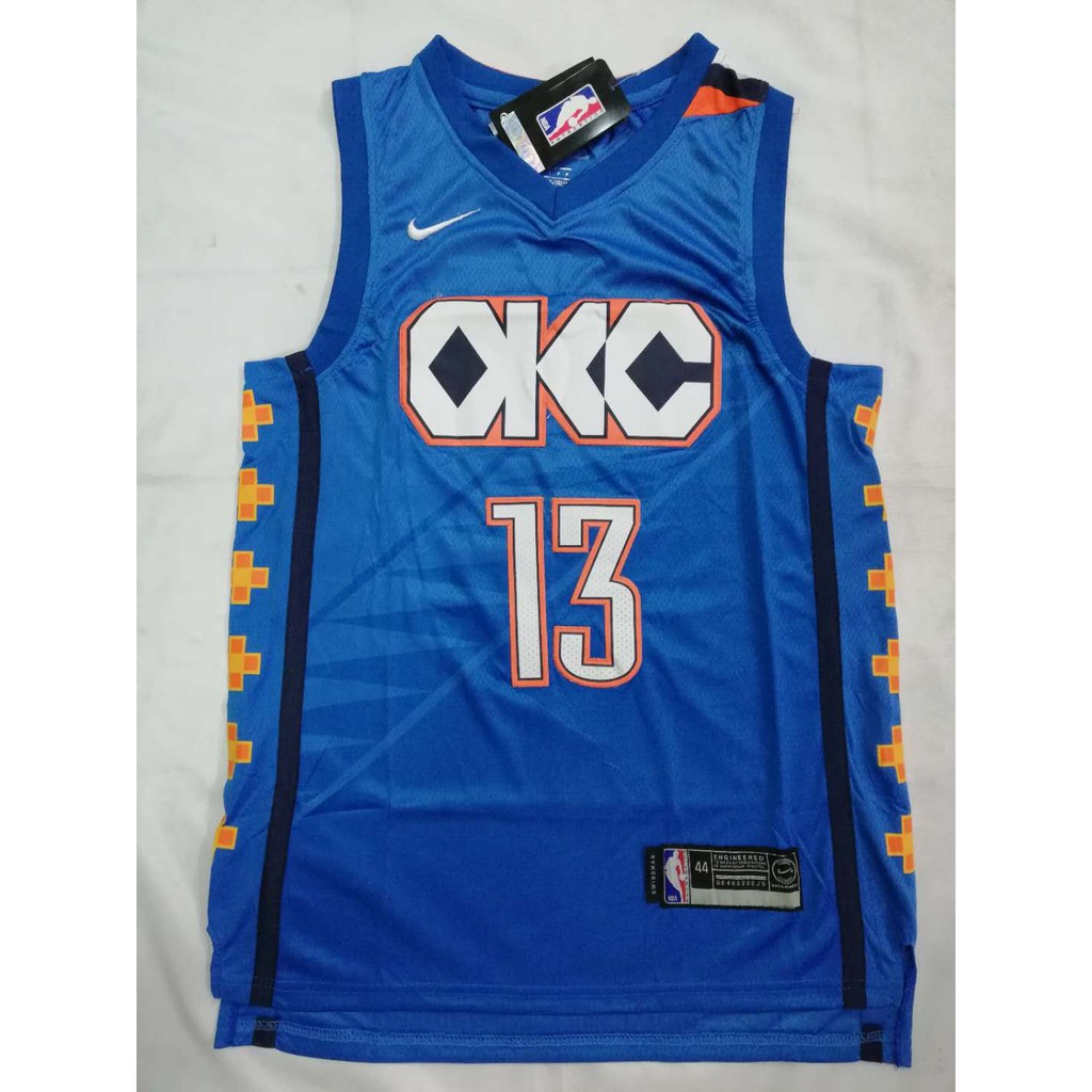 okc paul george jersey