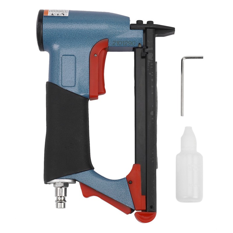 1/2 Inch Pneumatic Air Stapler er Fine Stapler Tool For Furniture Blue er Tool 4-16Mm Woodworking Pneumatic Air Power Tool